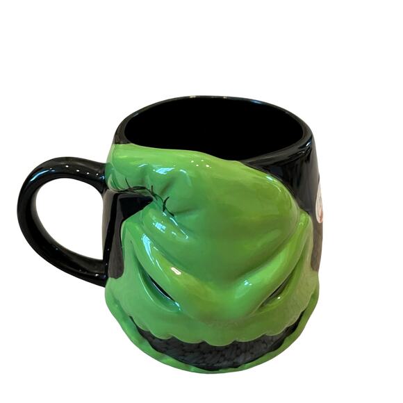 OOGIE BOOGIE Nightmare Before Christmas Jumbo 3D Mug Hand Painted Disney NEW - Picture 10 of 12